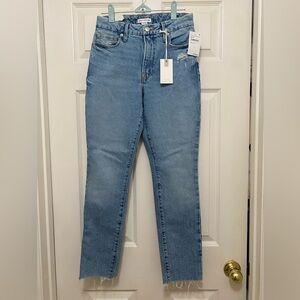 NWT Good American Jeans- Light Wash size 0/25